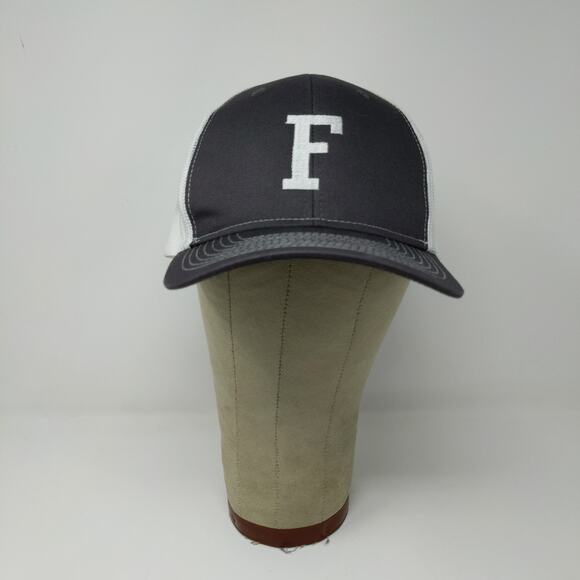 Pacific Essentials Snapback Meshback Hat Black White Embroidered F One Size - Picture 2 of 9